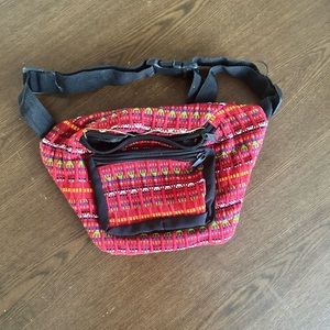 Aztec bohemian woven Fanny pack NWOT